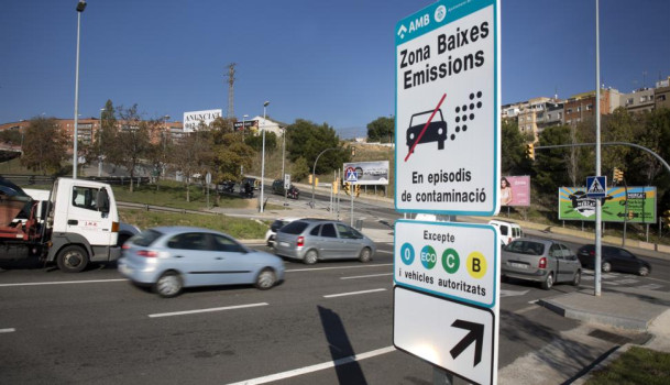 Restricciones de tráfico en Barcelona